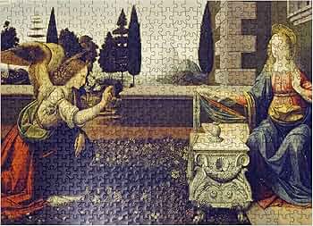 Amazon | MyPuzzle レオナルド・ダ・ヴィンチ作 マリアへの受胎告知